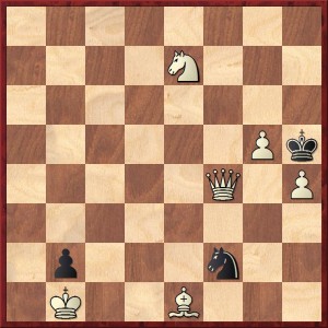 Les blancs jouent et font mat en deux coups